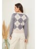 Soft Cashmere Sweter w kolorze beżowo-szarym
