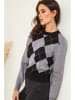 Soft Cashmere Sweter w kolorze czarno-szarym