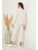 Soft Cashmere 2-delige outfit crème