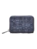 Becksöndergaard Leren portemonnee donkerblauw - (B)10,5 x (H)7,5 cm