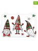 Trendy Kitchen by EXCÉLSA 6-delige set: placemats "Tartan Gnome" wit/rood/groen - (L)43 x (B)28,5 cm