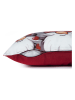 Trendy Kitchen by EXCÉLSA Kissen "Gnomo" in Grau/ Rot - (B)45 x (H)30 cm