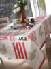 Calitex Wachstuchtischdecke "Country House" in Rot/ Bunt