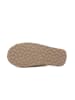 billowy Leder-Hausschuhe in Khaki