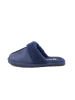 billowy Leren pantoffels blauw