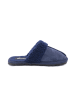 billowy Leren pantoffels blauw