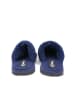 billowy Leren pantoffels blauw
