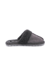 billowy Leren pantoffels grijs