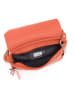 Anna Morellini Leder-Umhängetasche "Lola" in Orange - (L)24 x (B)6 x (H)18 cm