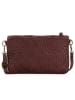 Anna Morellini Leren schoudertas bruin - (B)23 x (H)17 x (D)1 cm