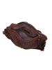 Anna Morellini Leder-Umhängetasche in Braun - (B)23 x (H)17 x (T)1 cm