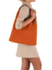 Anna Morellini Leren shopper "Eleonora" oranje - (B)40 x (H)31 x (D)2 cm