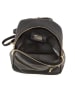 Anna Morellini Leren rugzak "Zeolla" zwart - (B)22 x (H)29 x (D)11 cm