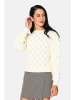 ASSUILI Sweter w kolorze kremowym