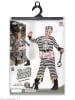 Widmann 3-delig kostuum "Zombie Convict" zwart/wit