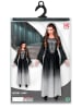 Carnival Party Kostümkleid "GOTHIC LADY" in Schwarz/ Silber