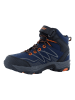 Hi-Tec Trekkingschuhe "Blackout Mid" in Dunkelblau/ Orange