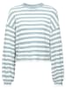 ESPRIT Sweter w kolorze błękitno-białym