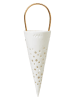 Kähler Teelichthalter "Nobili" in Weiß - (H)18 cm