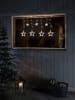 Konstsmide LED-Lichtervorhang "Sterne" in Warmweiß - (L)590 cm