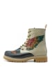 Goby Boots in Beige/ Schwarz