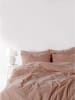 Colorful Cotton Beddengoedset "Stonewashed" rood