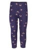 happy girls by Eisend Legginsy termiczne w kolorze granatowym ze wzorem