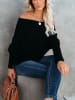 Milan Kiss Sweter w kolorze czarnym