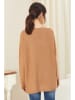 Milan Kiss Pullover in Hellbraun