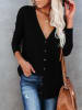 Milan Kiss Cardigan in Schwarz