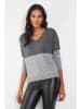 Milan Kiss Pullover in Grau/ Anthrazit