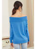 Milan Kiss Sweter w kolorze niebieskim