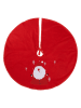 Hollybell Kerstboommat rood - Ø 90 cm