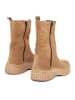 Mia Loé Leren boots beige