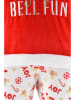 Disney Minnie Mouse 2-delige set: pyjama en kerstsok "Minnie" rood/wit