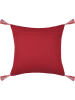STOF France Poduszka "Arvan" w kolorze czerwono-białym - 40 x 40 cm