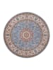 Nouristan Laagpolig tapijt "Zuhr" beige/lichtblauw