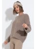 fobya Sweter w kolorze jasnobrązowym
