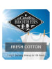 Candle Brothers Duftkerze "Fresh Cotton" in Grau - 510 g