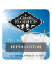 Candle Brothers Geurkaars "Fresh Cotton" grijs - 510 g