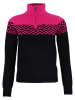 Peak Mountain Pullover "Akar" in Schwarz/ Pink