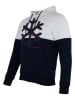 Peak Mountain Hoodie donkerblauw/wit