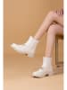 Foreverfolie Chelsea-Boots in Creme