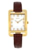 Bertha Quarzuhr "Marisol" in Braun/ Gold/ Weiß