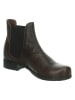 Think! Leder-Chelsea-Boots "Denk!" in Braun