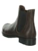 Think! Leder-Chelsea-Boots "Denk!" in Braun
