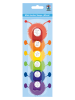 URSUS 6tlg. Motiv-Locher-Set "Raupe Winni" in Bunt
