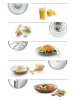 Bosch Zubehör-Set "VeggieLove Plus - OptiMum" in Grau/ Transparent