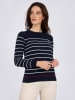 SIR RAYMOND TAILOR Trui "Nina" donkerblauw/wit