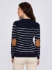 SIR RAYMOND TAILOR Pullover "Nina" in Dunkelblau/ Weiß